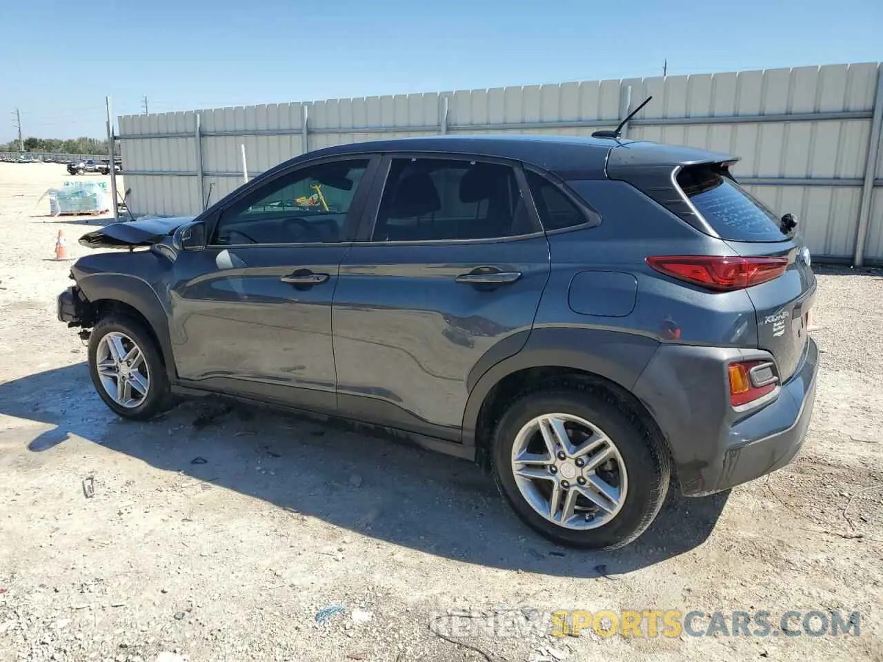 2 Photograph of a damaged car KM8K12AA2KU272713 HYUNDAI KONA 2019