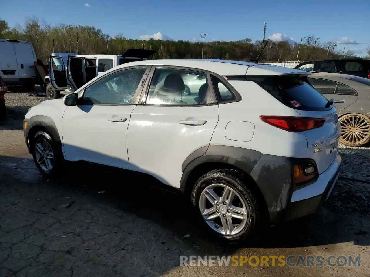 2 Photograph of a damaged car KM8K12AA2KU273540 HYUNDAI KONA 2019