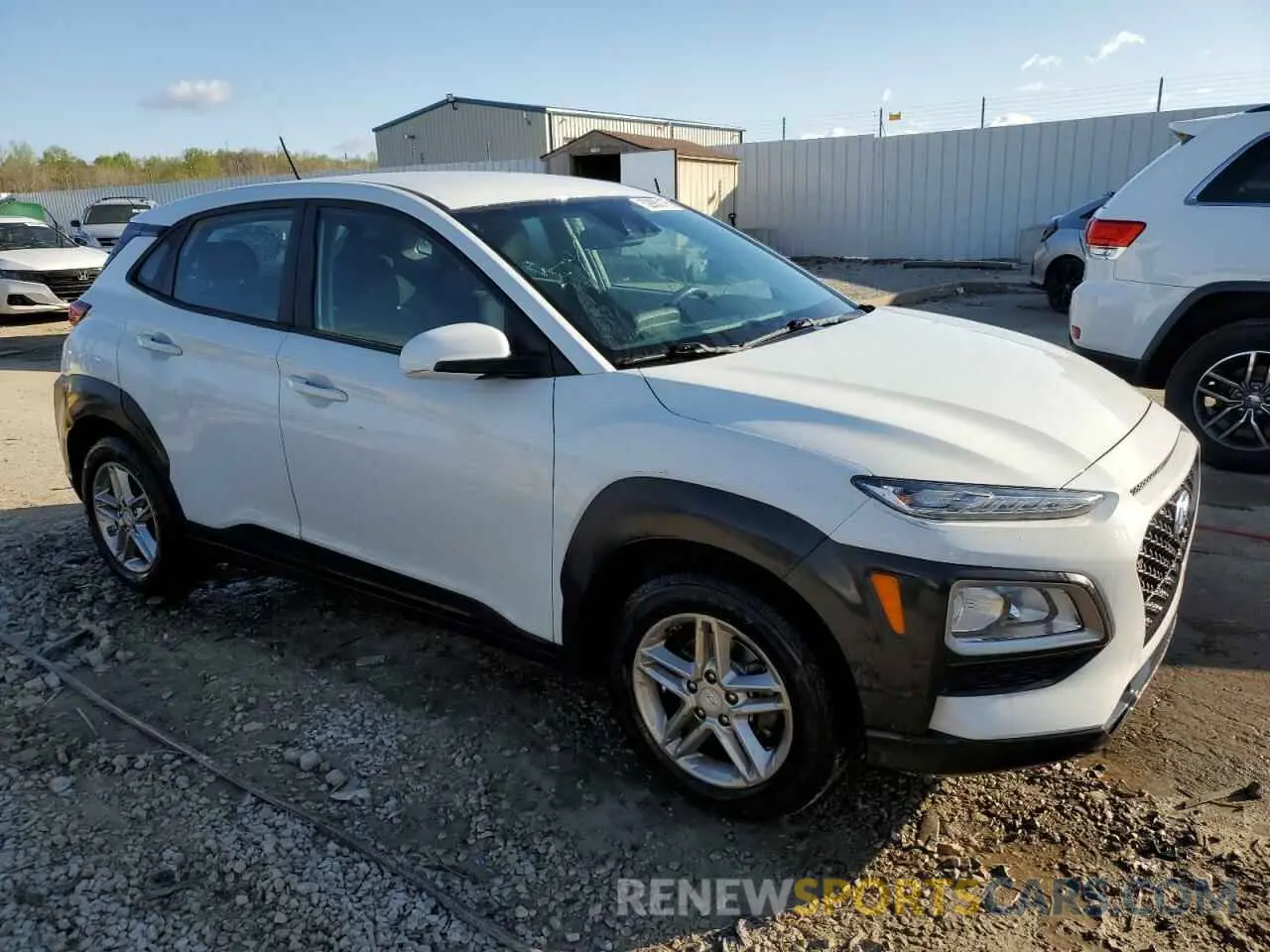 4 Photograph of a damaged car KM8K12AA2KU273540 HYUNDAI KONA 2019