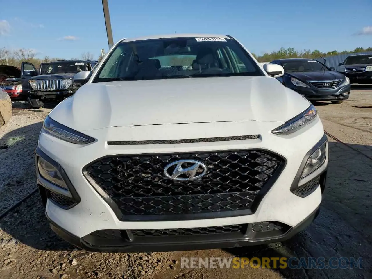 5 Photograph of a damaged car KM8K12AA2KU273540 HYUNDAI KONA 2019