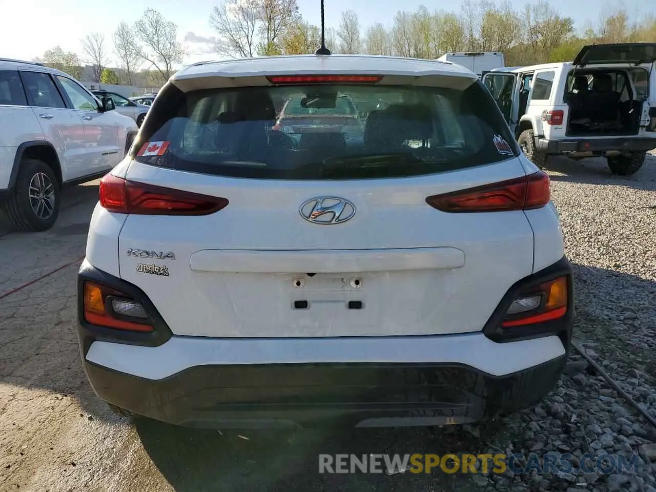 6 Photograph of a damaged car KM8K12AA2KU273540 HYUNDAI KONA 2019