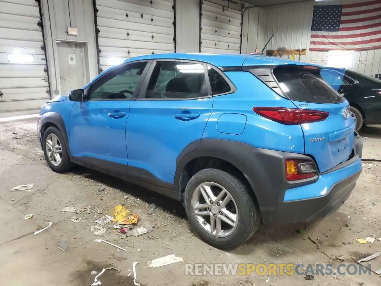 2 Photograph of a damaged car KM8K12AA2KU276549 HYUNDAI KONA 2019
