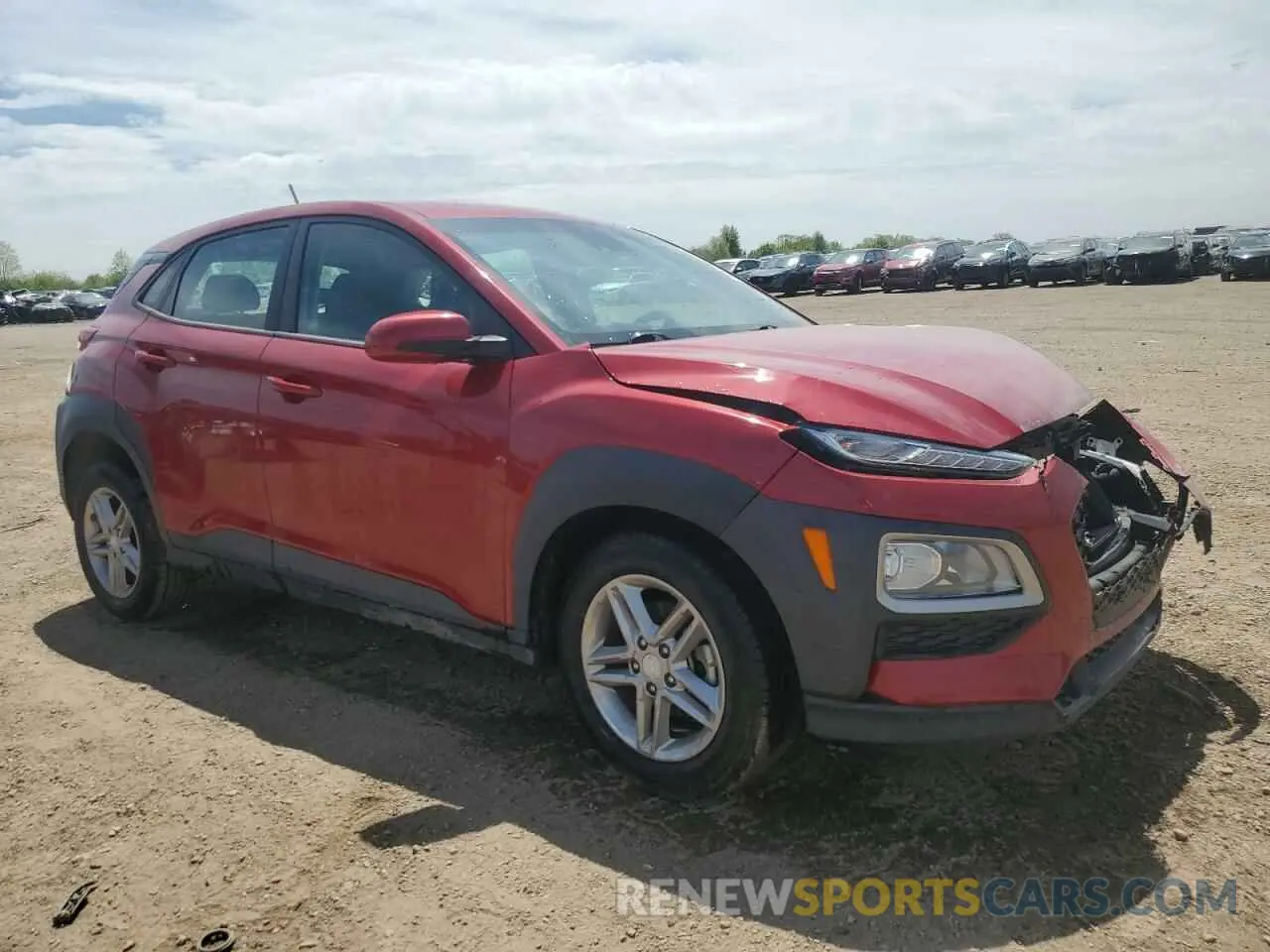 4 Photograph of a damaged car KM8K12AA3KU251885 HYUNDAI KONA 2019
