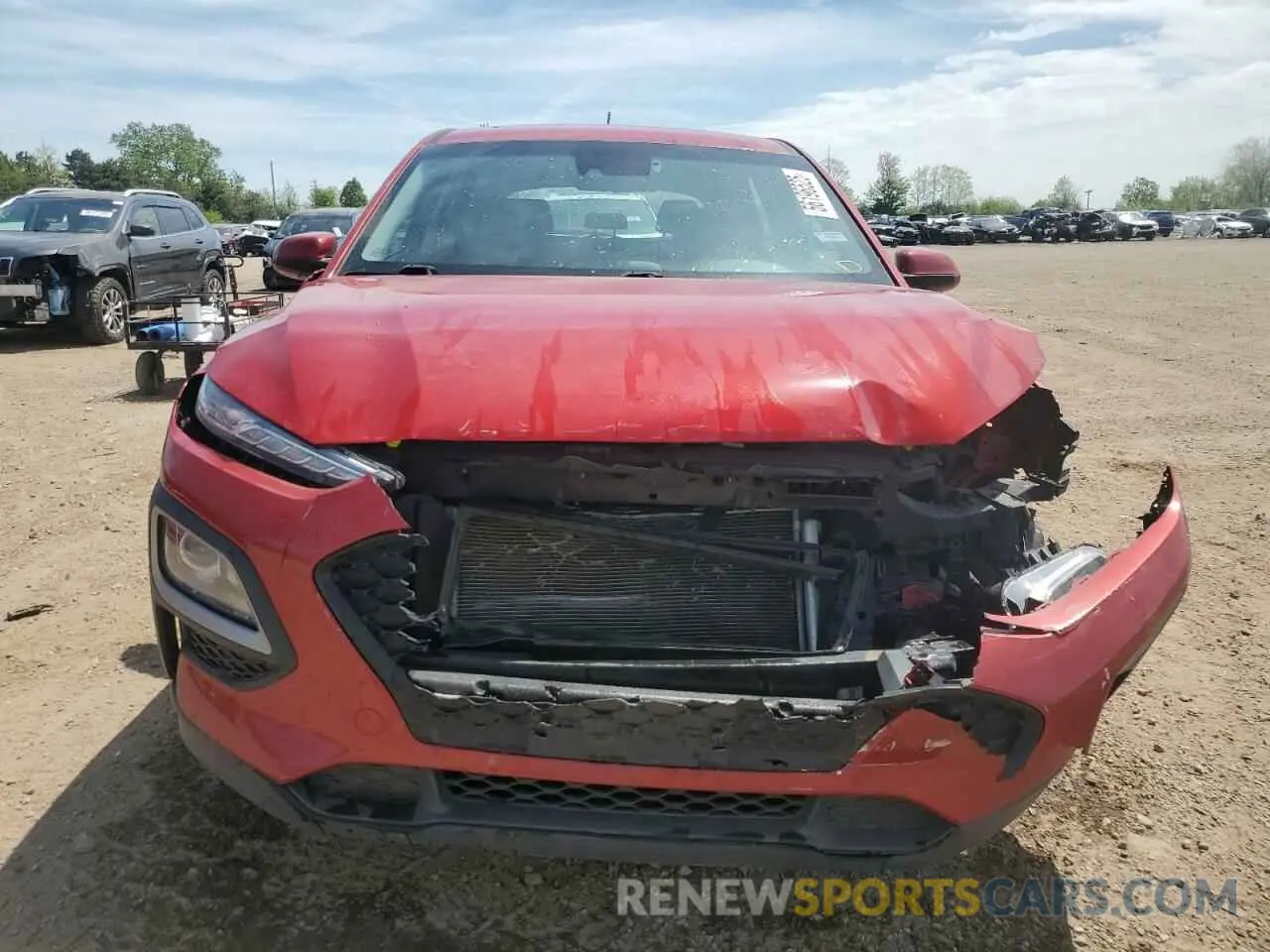 5 Photograph of a damaged car KM8K12AA3KU251885 HYUNDAI KONA 2019