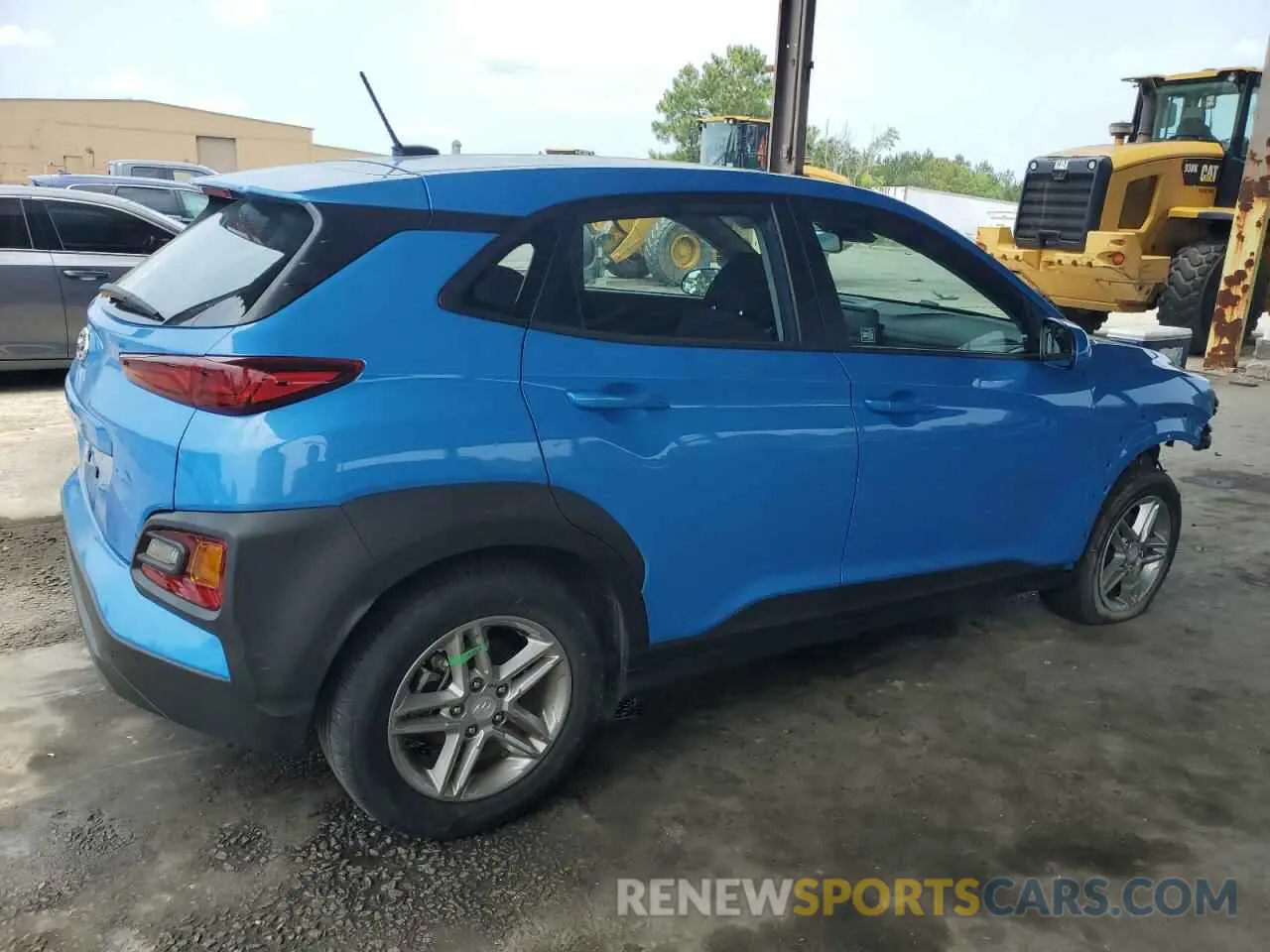 3 Photograph of a damaged car KM8K12AA3KU261428 HYUNDAI KONA 2019