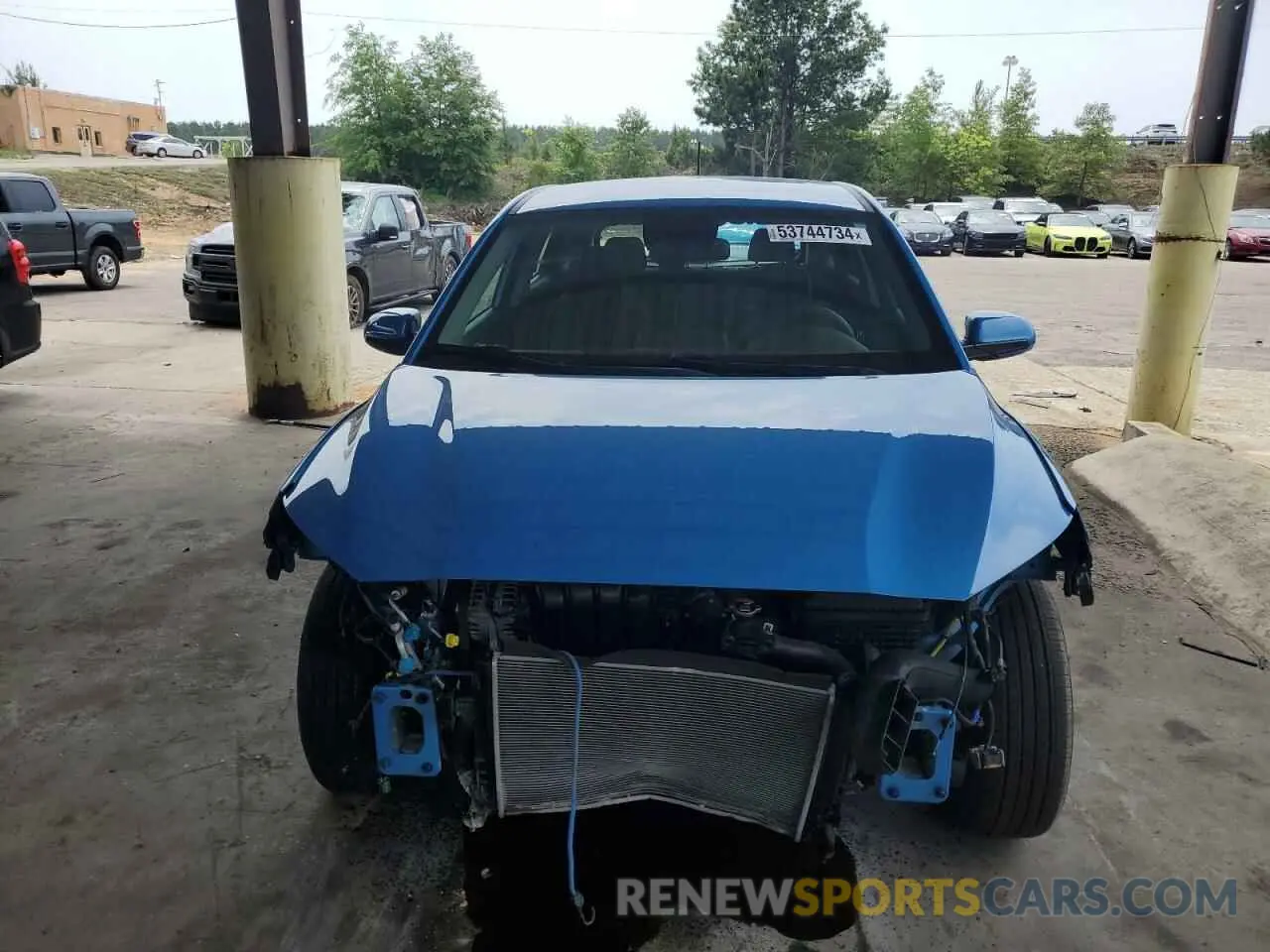 5 Photograph of a damaged car KM8K12AA3KU261428 HYUNDAI KONA 2019