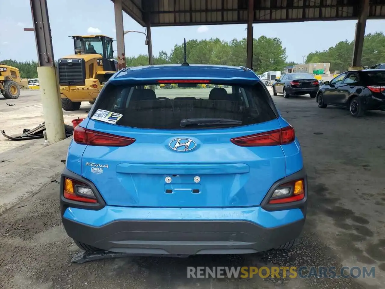 6 Photograph of a damaged car KM8K12AA3KU261428 HYUNDAI KONA 2019