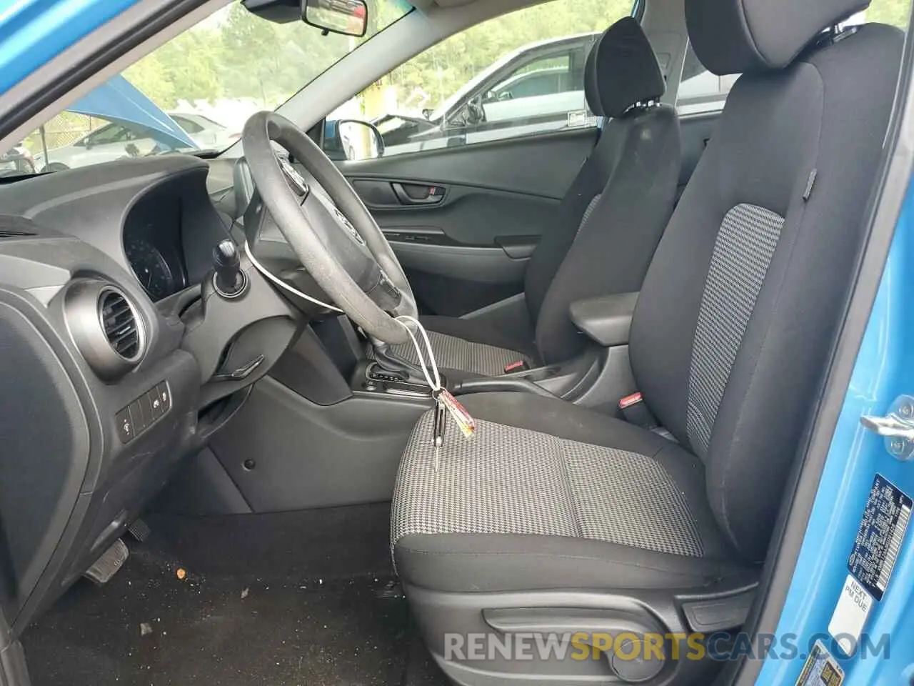 7 Photograph of a damaged car KM8K12AA3KU261428 HYUNDAI KONA 2019