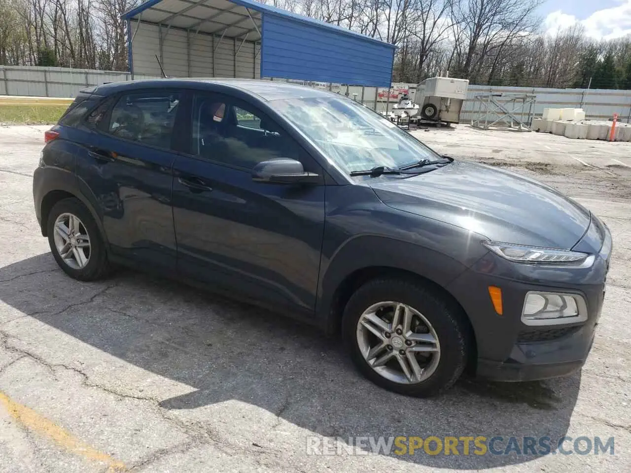 4 Photograph of a damaged car KM8K12AA3KU320381 HYUNDAI KONA 2019