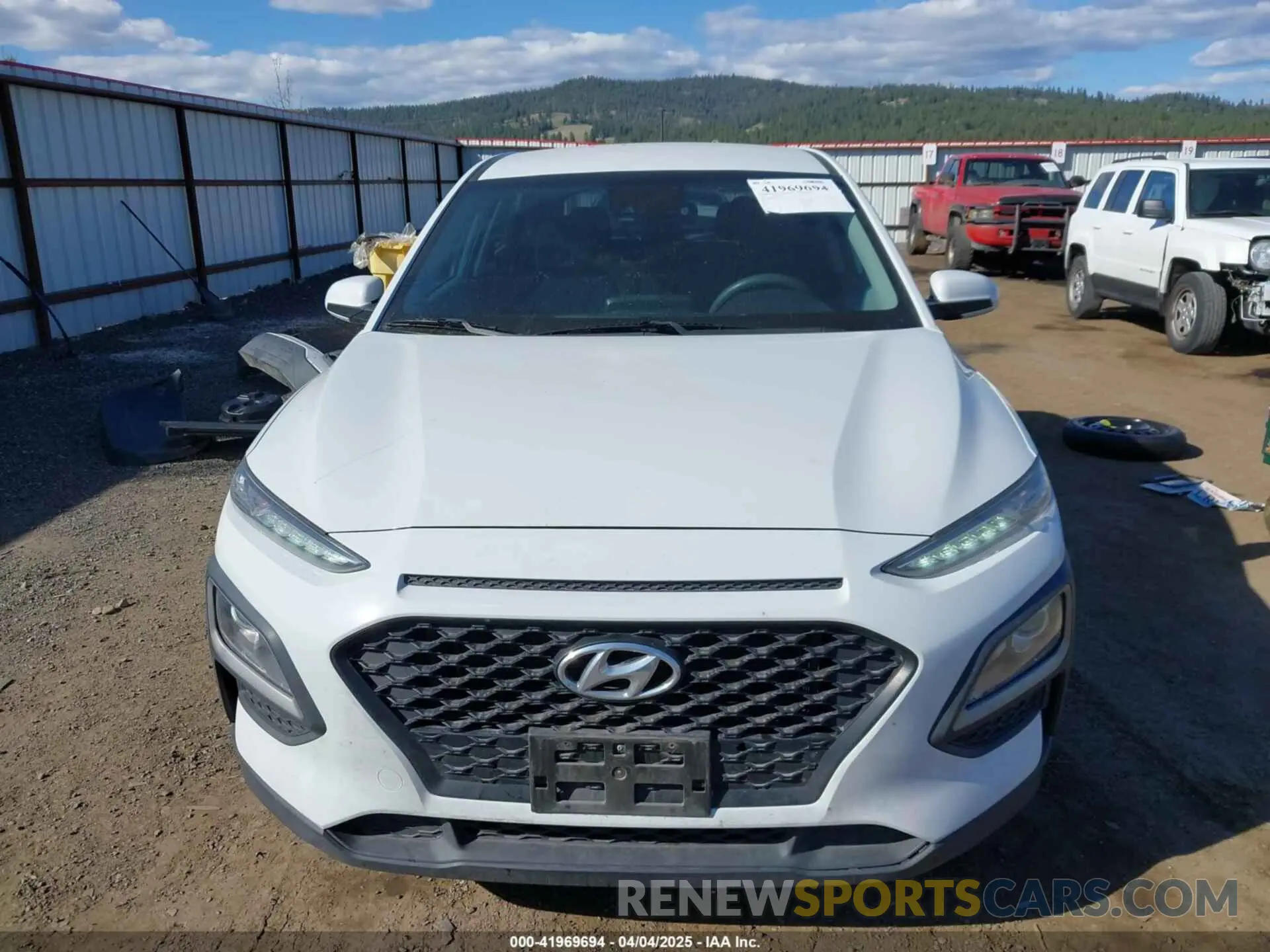 13 Photograph of a damaged car KM8K12AA4KU225392 HYUNDAI KONA 2019