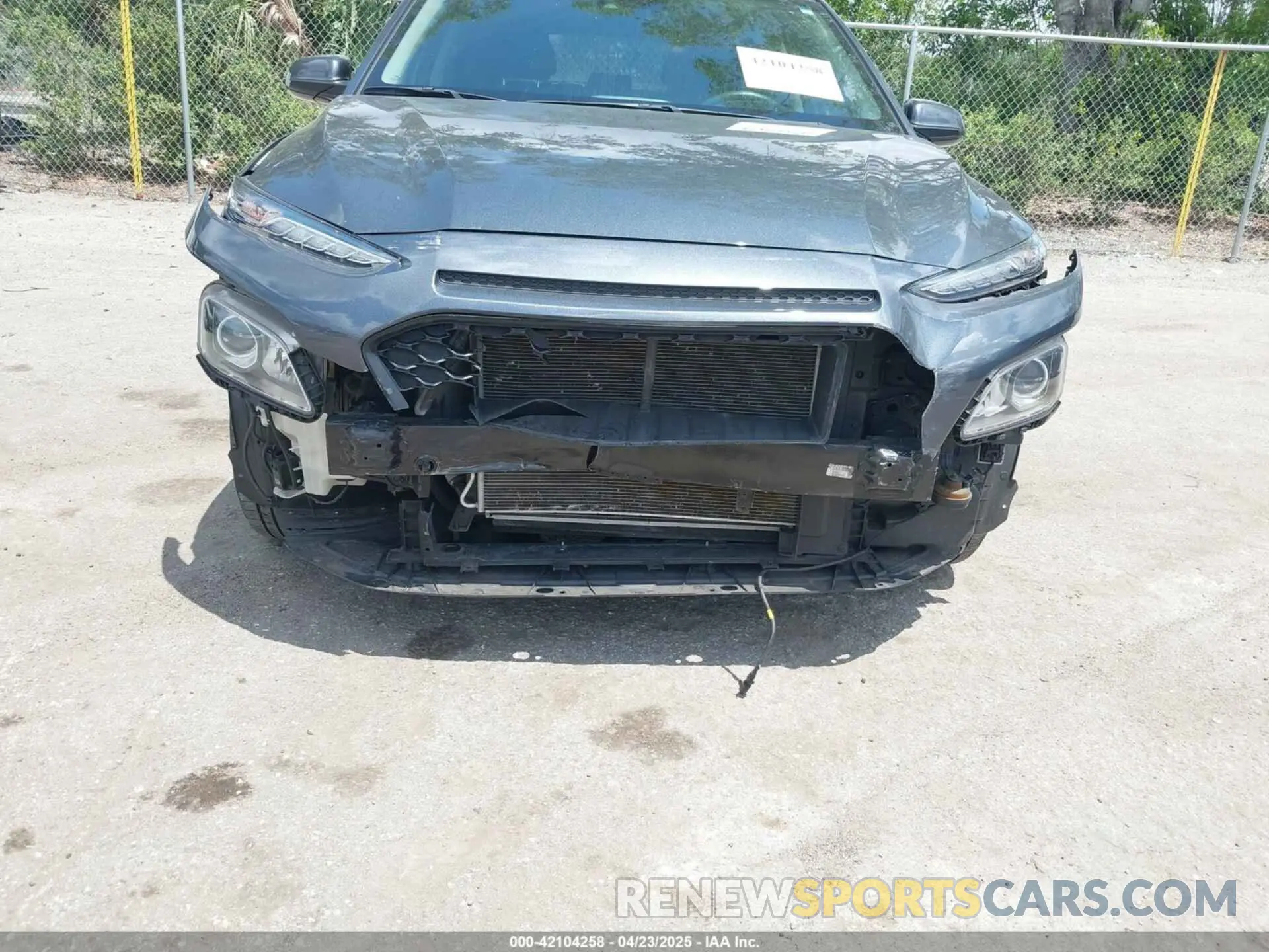 6 Photograph of a damaged car KM8K12AA4KU299296 HYUNDAI KONA 2019