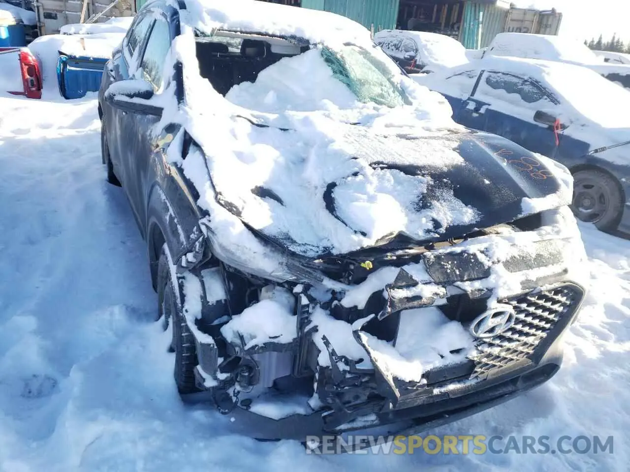 13 Photograph of a damaged car KM8K12AA4KU303749 HYUNDAI KONA 2019