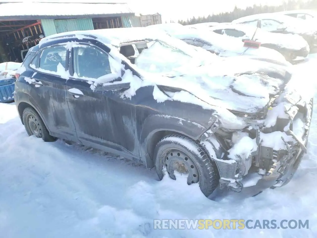 4 Photograph of a damaged car KM8K12AA4KU303749 HYUNDAI KONA 2019