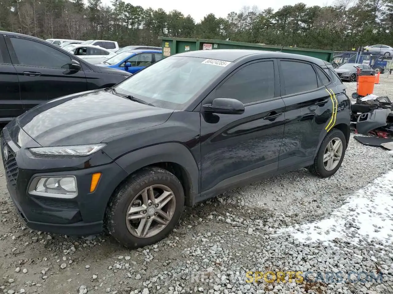 1 Photograph of a damaged car KM8K12AA4KU336184 HYUNDAI KONA 2019
