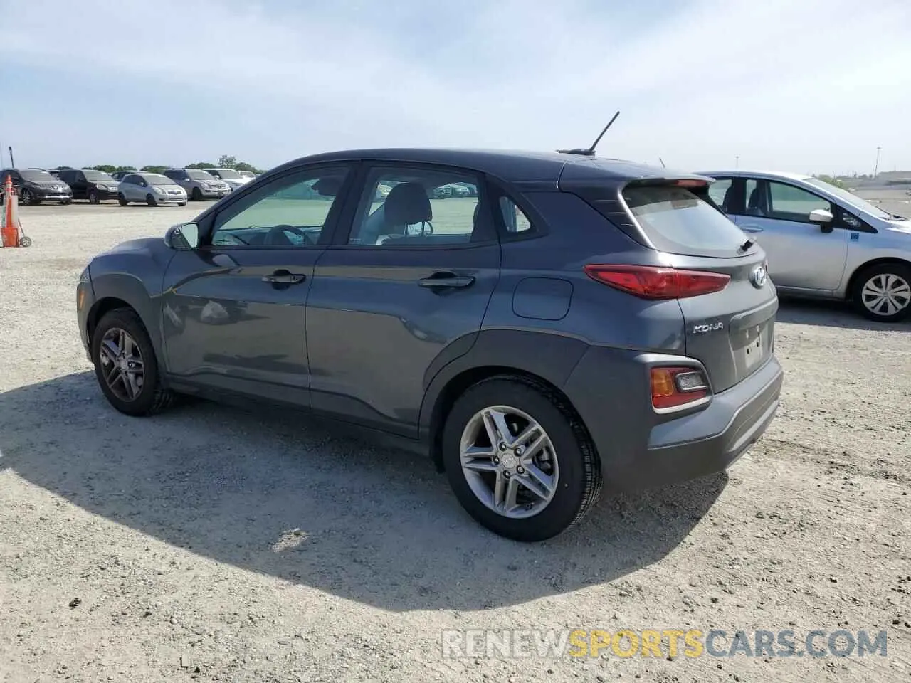 2 Photograph of a damaged car KM8K12AA4KU381142 HYUNDAI KONA 2019