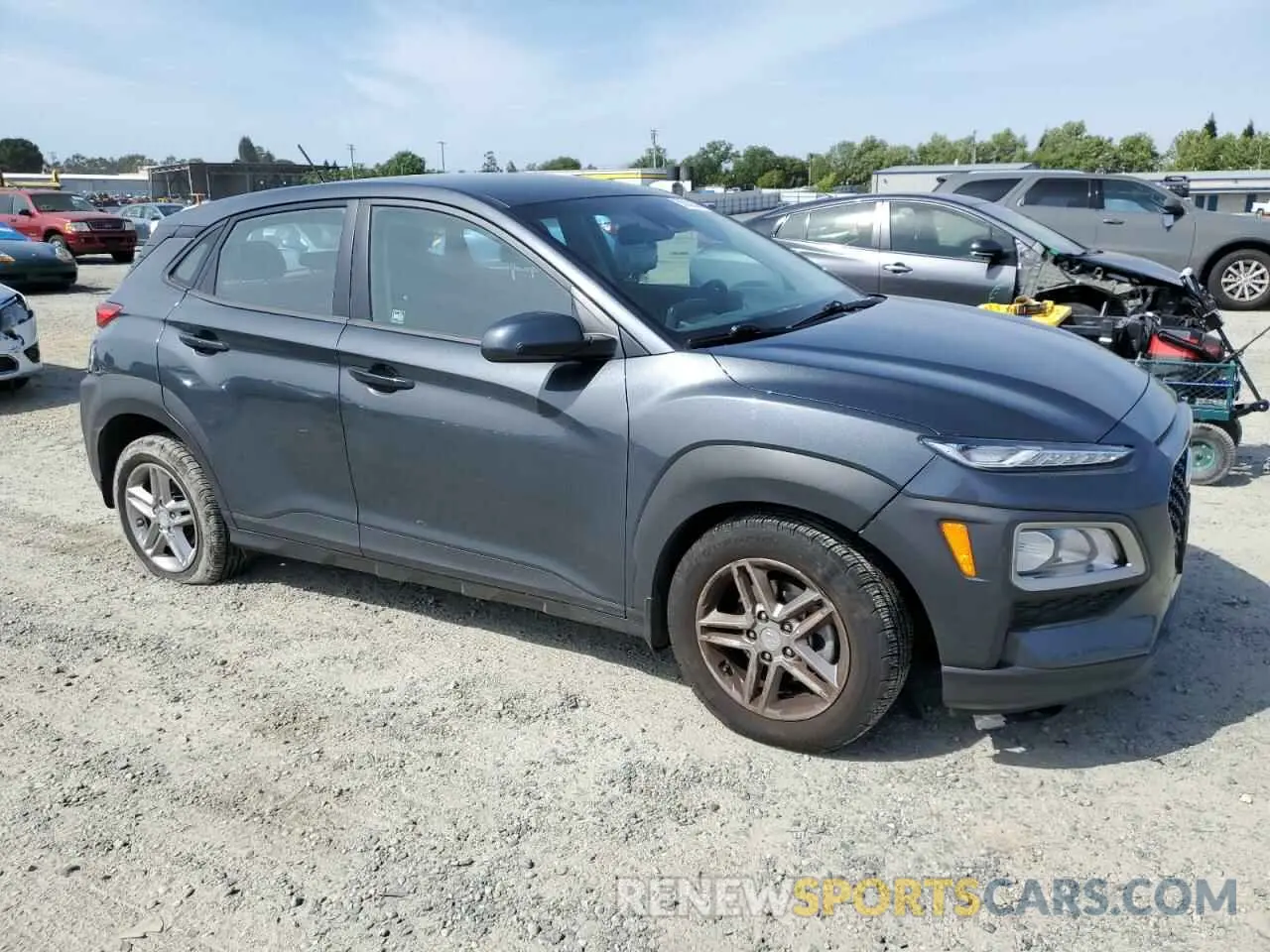 4 Photograph of a damaged car KM8K12AA4KU381142 HYUNDAI KONA 2019