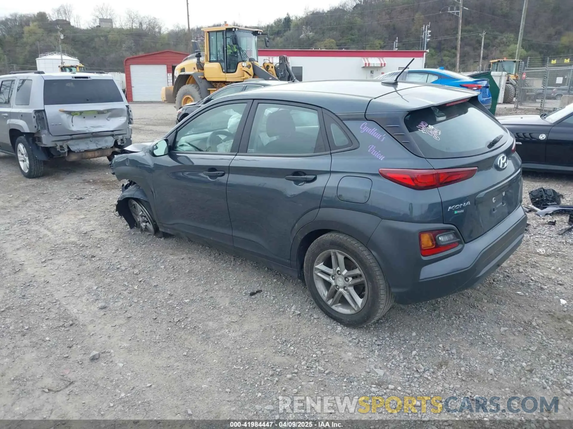 3 Photograph of a damaged car KM8K12AA5KU259423 HYUNDAI KONA 2019