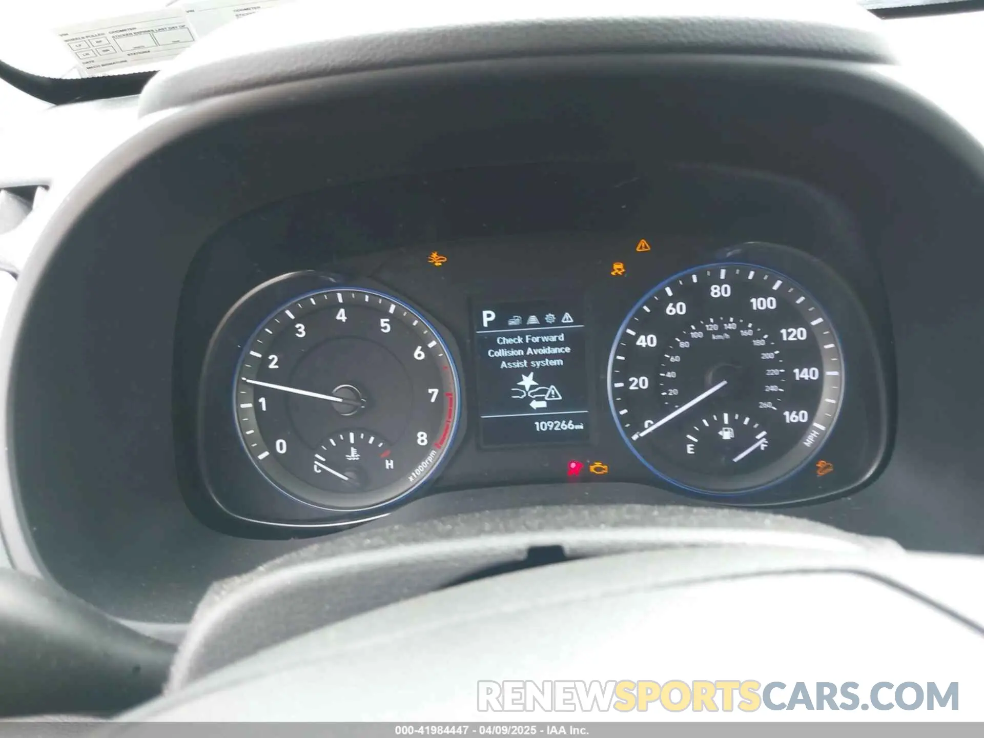 7 Photograph of a damaged car KM8K12AA5KU259423 HYUNDAI KONA 2019