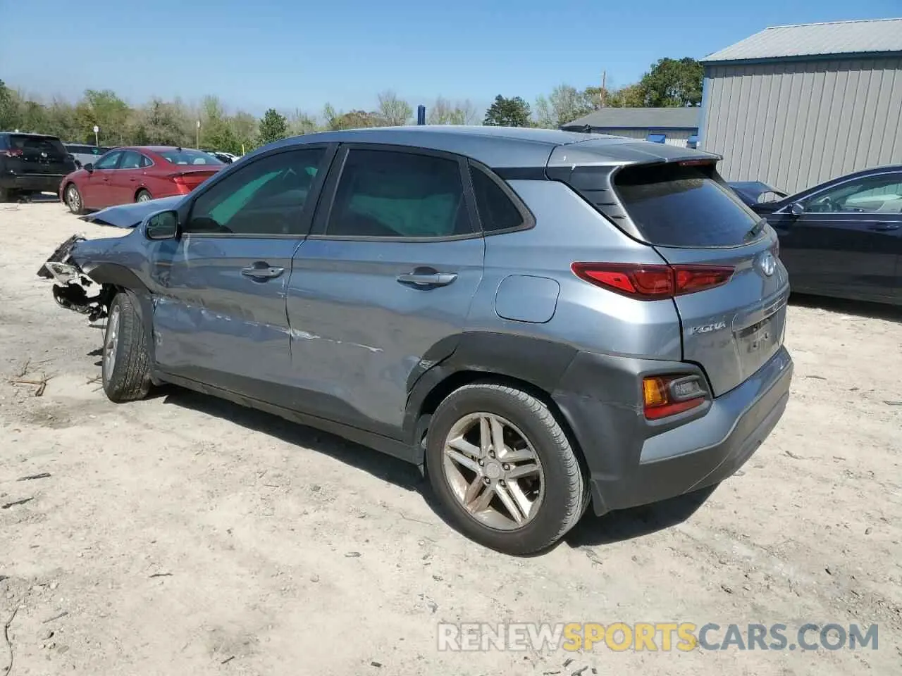 2 Photograph of a damaged car KM8K12AA5KU295273 HYUNDAI KONA 2019