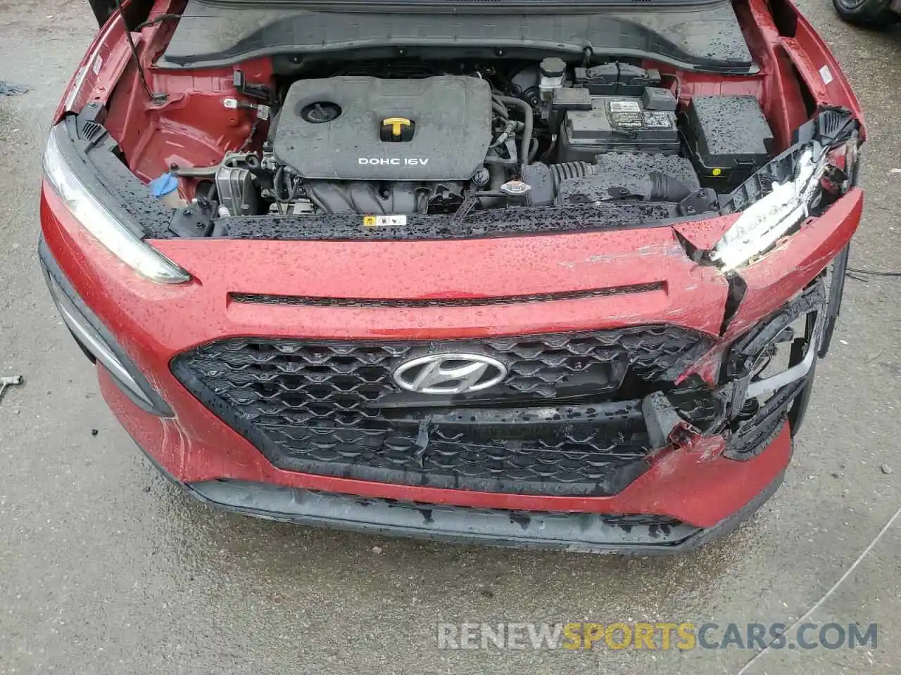 12 Photograph of a damaged car KM8K12AA5KU343063 HYUNDAI KONA 2019