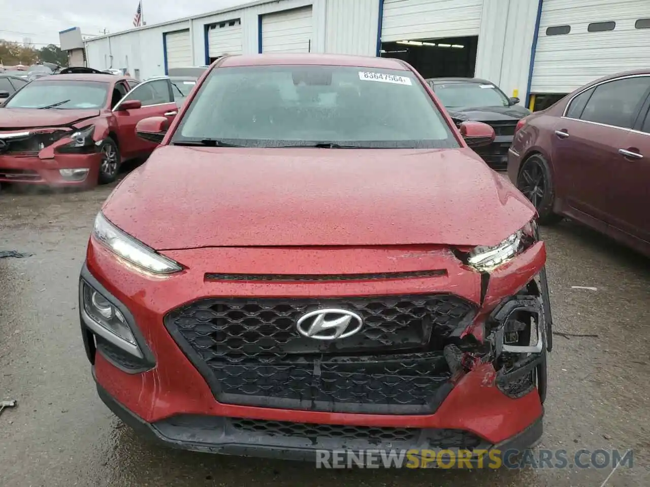 5 Photograph of a damaged car KM8K12AA5KU343063 HYUNDAI KONA 2019