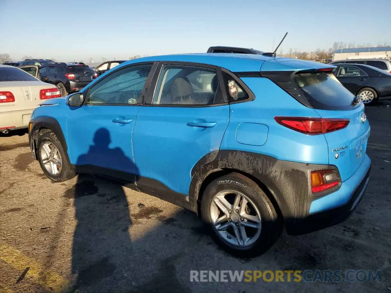 2 Photograph of a damaged car KM8K12AA6KU274111 HYUNDAI KONA 2019