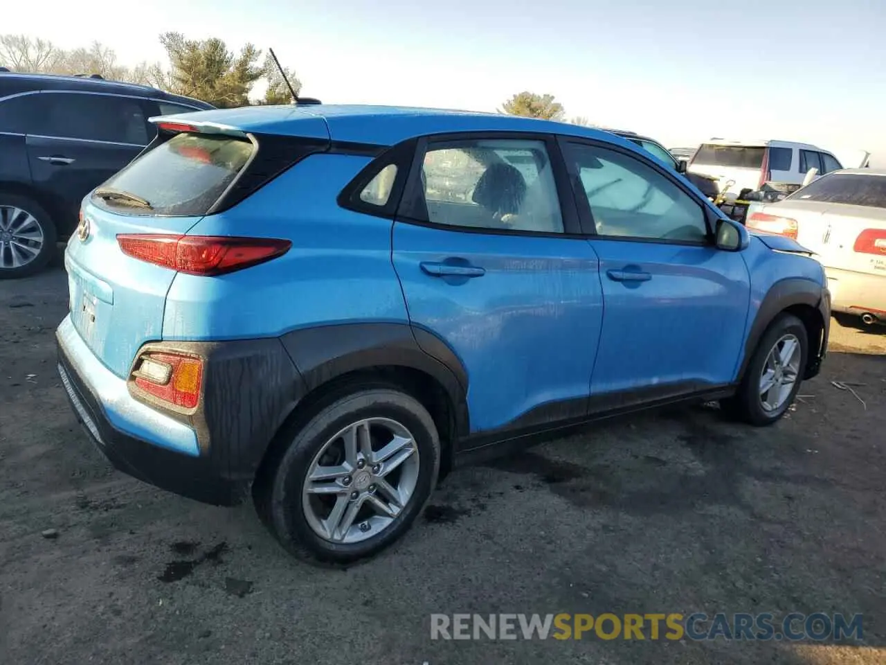 3 Photograph of a damaged car KM8K12AA6KU274111 HYUNDAI KONA 2019