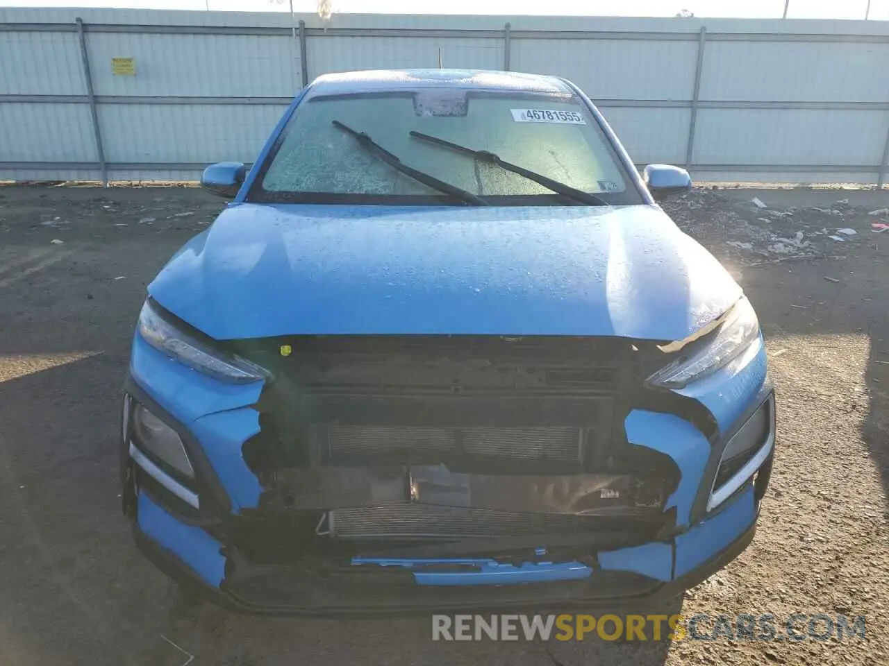 5 Photograph of a damaged car KM8K12AA6KU274111 HYUNDAI KONA 2019