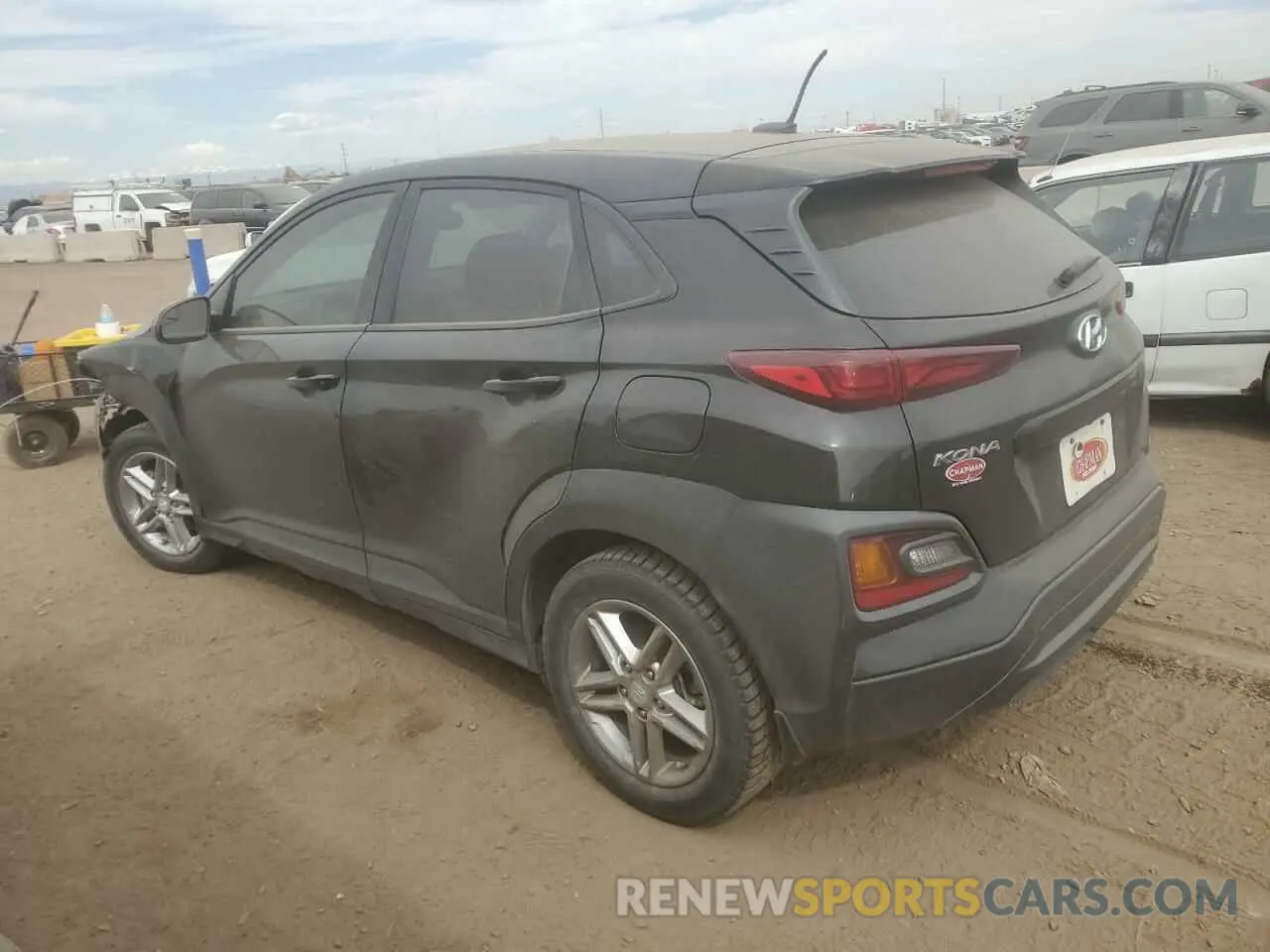 2 Photograph of a damaged car KM8K12AA6KU339071 HYUNDAI KONA 2019