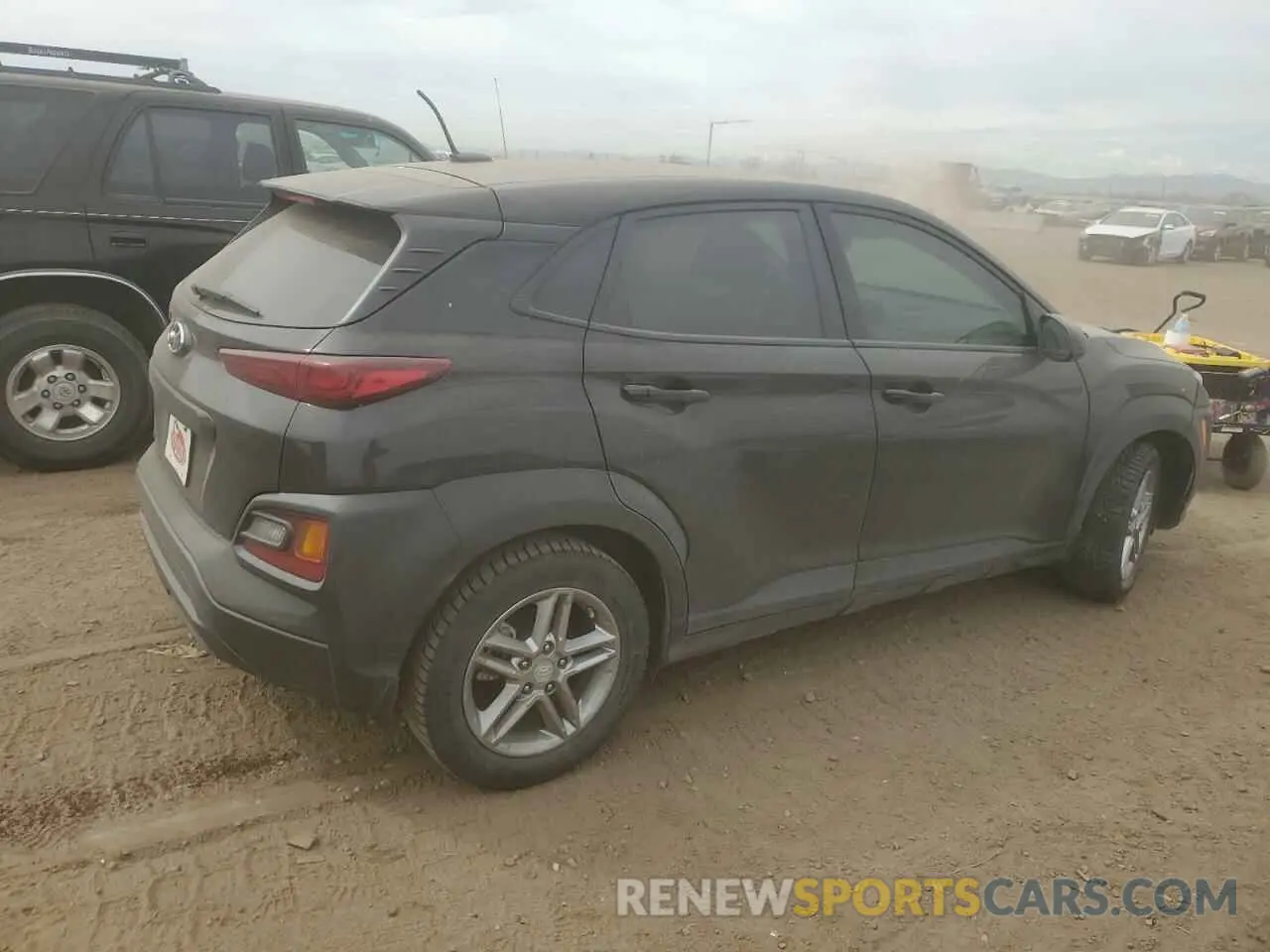 3 Photograph of a damaged car KM8K12AA6KU339071 HYUNDAI KONA 2019