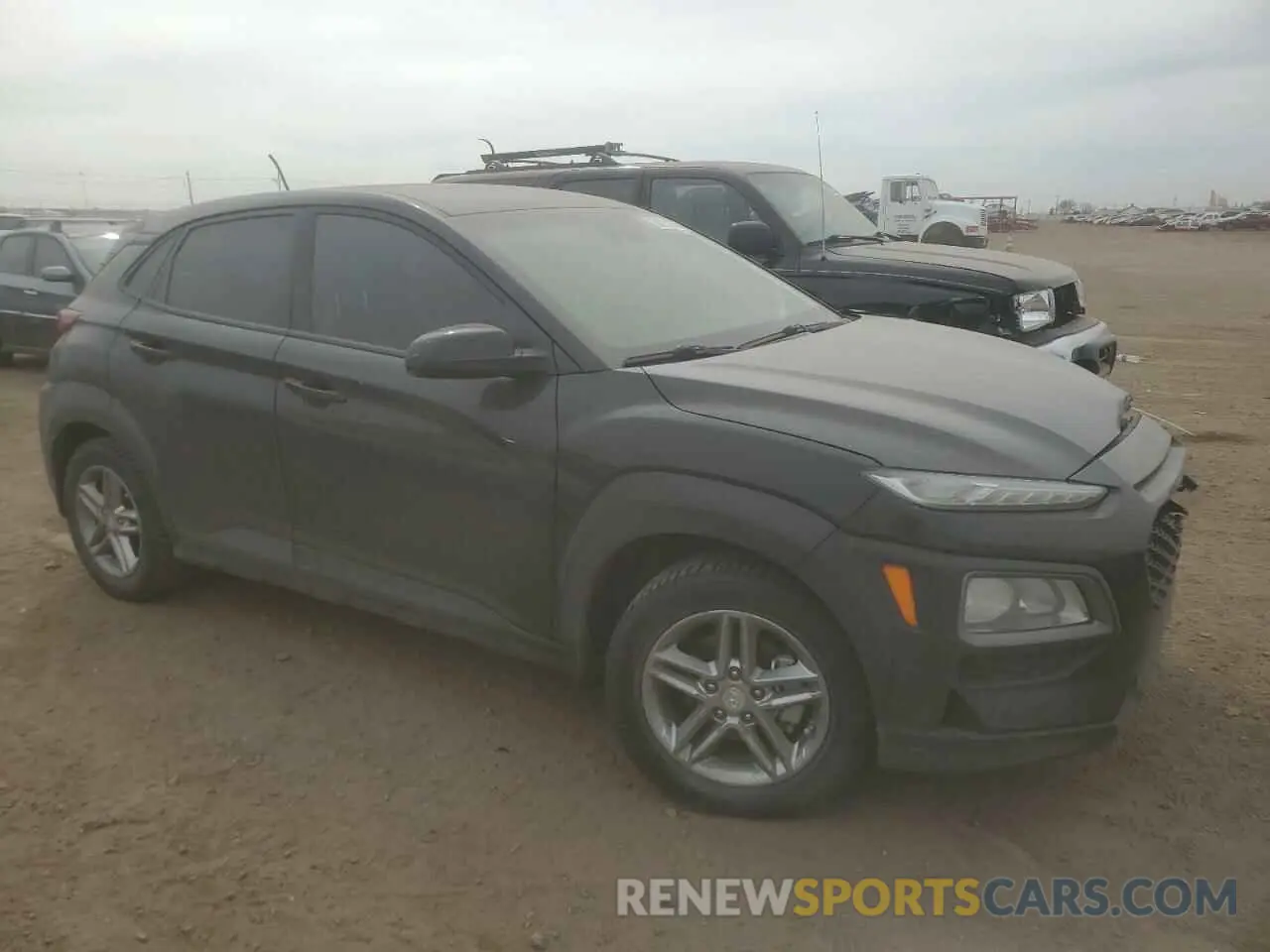 4 Photograph of a damaged car KM8K12AA6KU339071 HYUNDAI KONA 2019