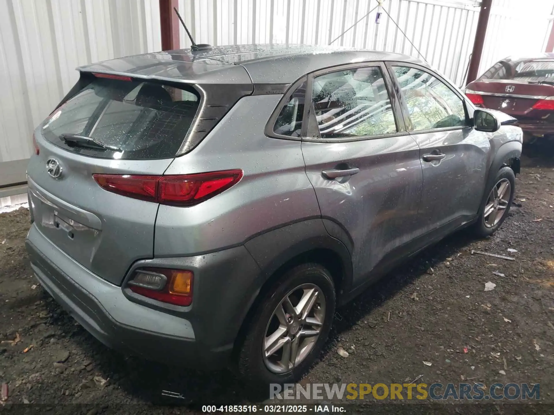 4 Photograph of a damaged car KM8K12AA6KU387721 HYUNDAI KONA 2019
