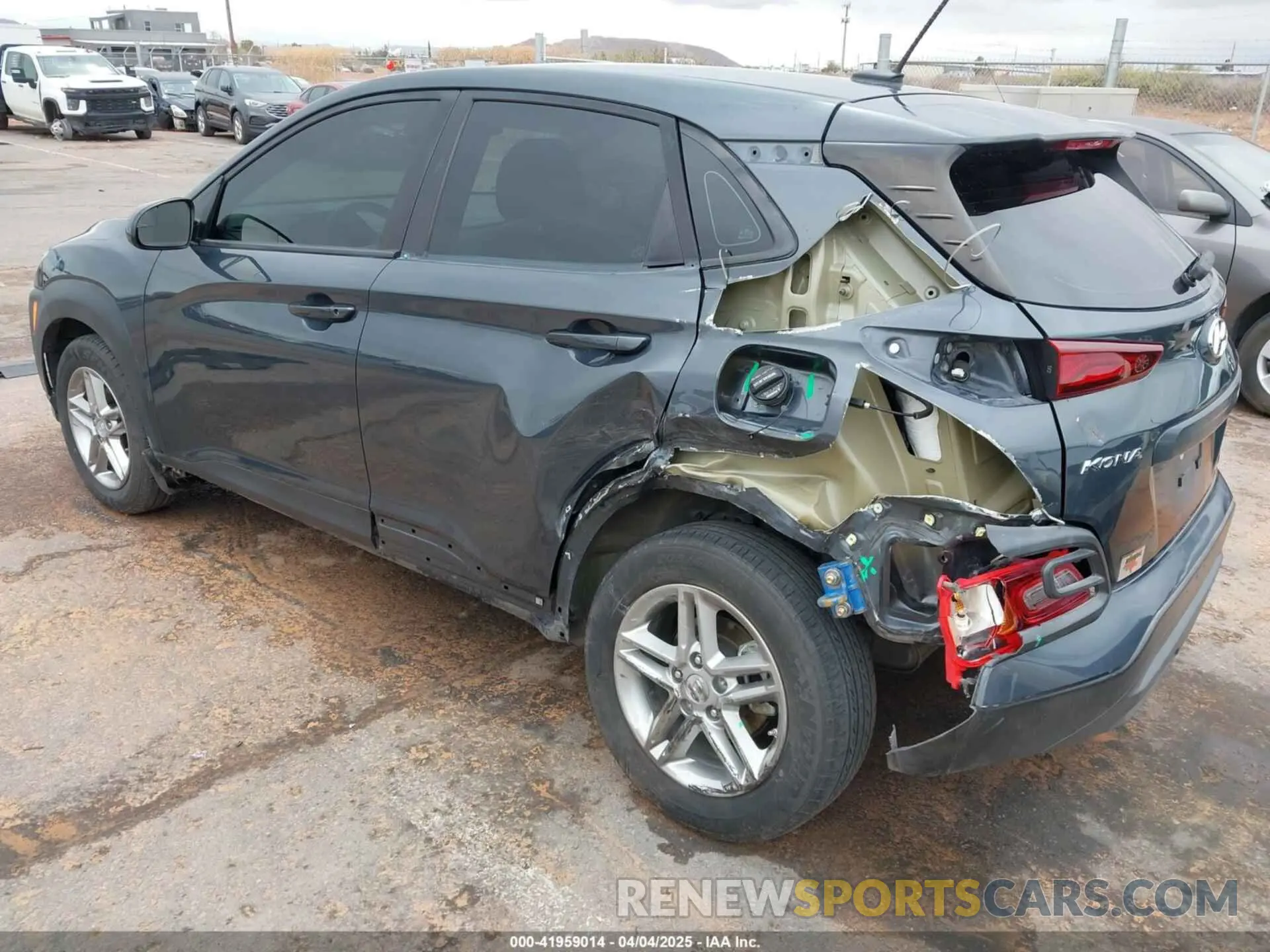 3 Photograph of a damaged car KM8K12AA7KU221448 HYUNDAI KONA 2019