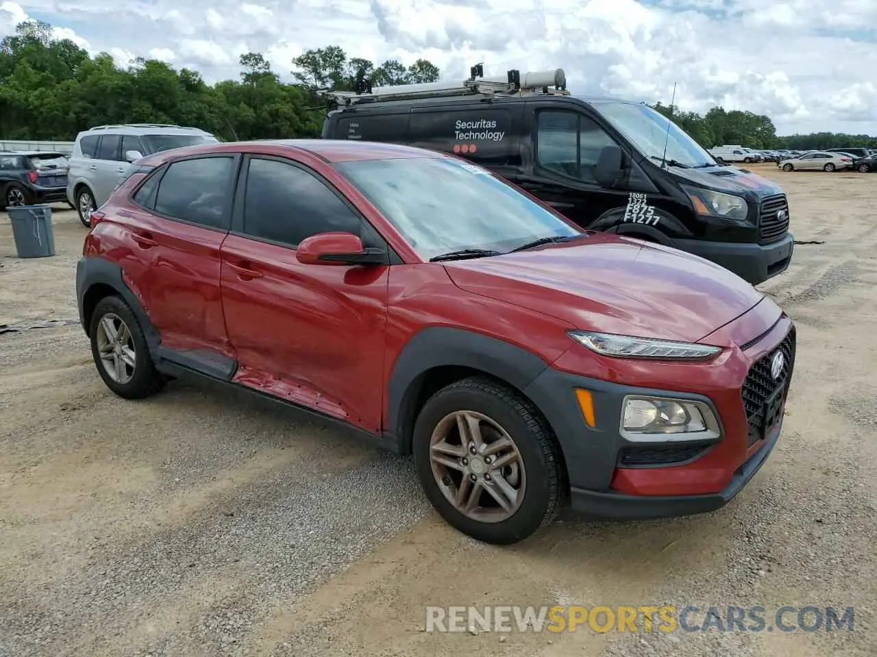 4 Photograph of a damaged car KM8K12AA7KU259097 HYUNDAI KONA 2019