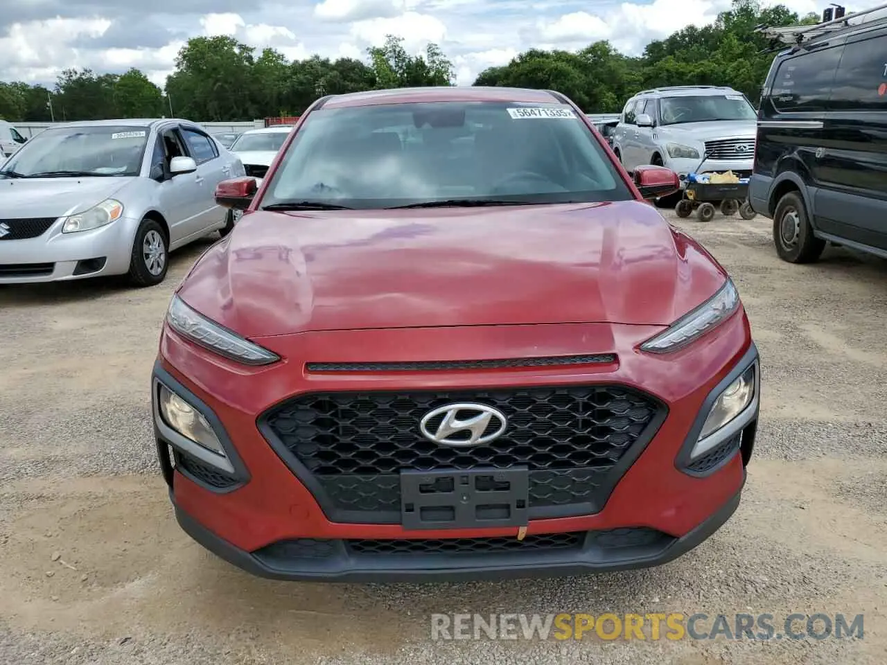 5 Photograph of a damaged car KM8K12AA7KU259097 HYUNDAI KONA 2019