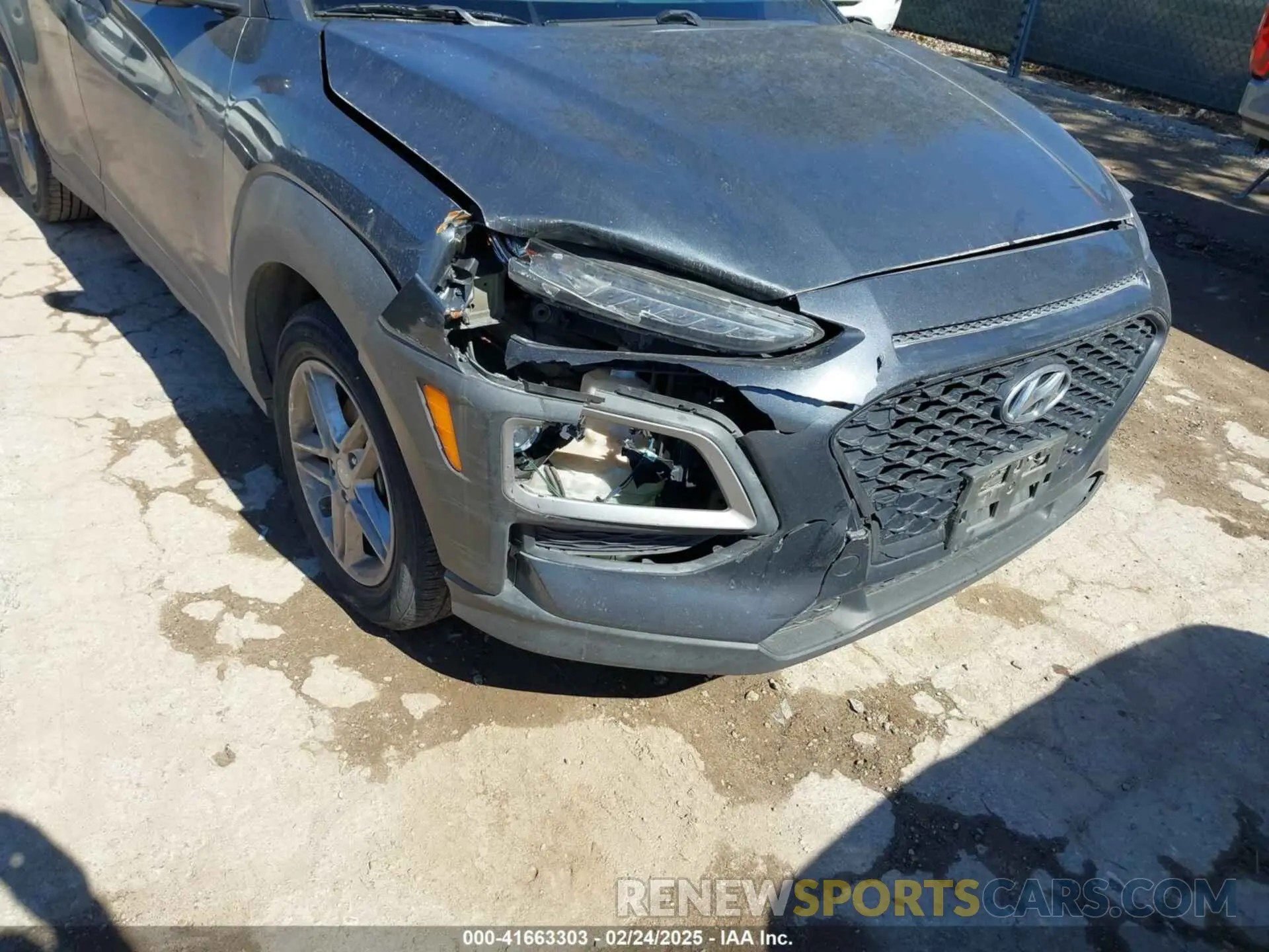 6 Photograph of a damaged car KM8K12AA7KU272366 HYUNDAI KONA 2019
