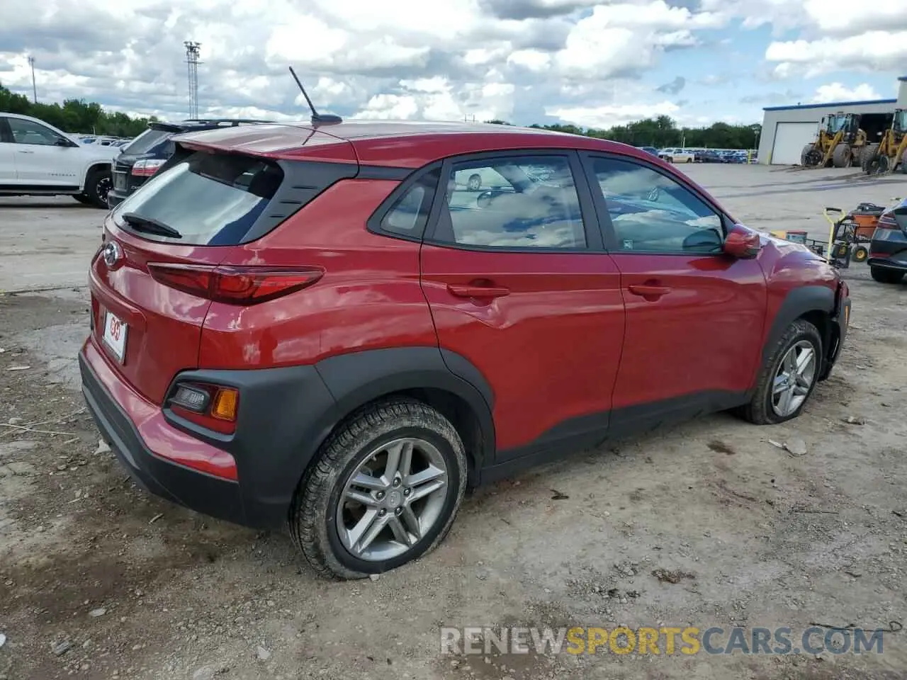 3 Photograph of a damaged car KM8K12AA7KU326331 HYUNDAI KONA 2019