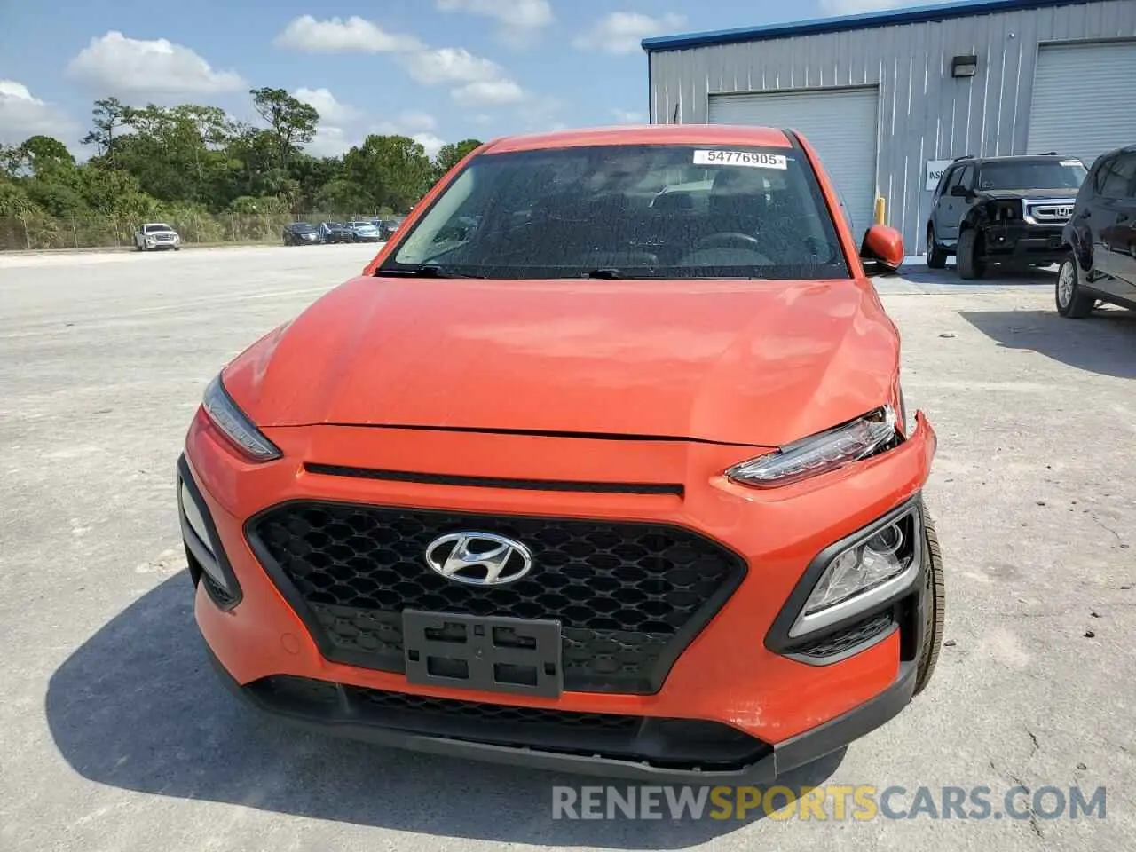 5 Photograph of a damaged car KM8K12AA7KU336924 HYUNDAI KONA 2019