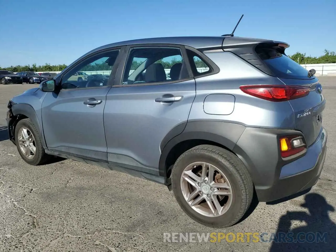 2 Photograph of a damaged car KM8K12AA8KU226688 HYUNDAI KONA 2019