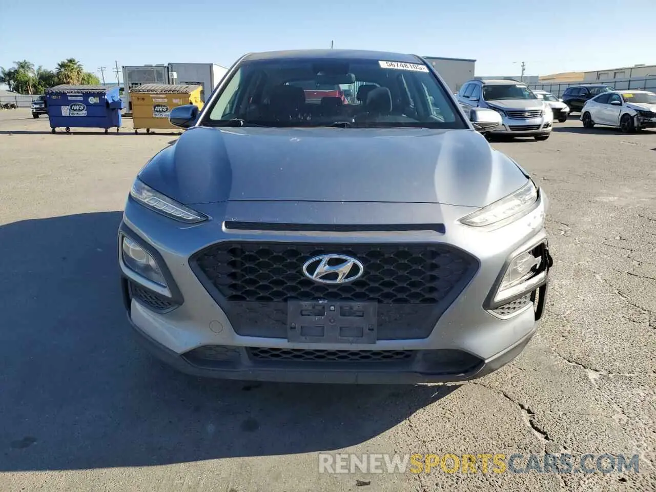 5 Photograph of a damaged car KM8K12AA8KU226688 HYUNDAI KONA 2019
