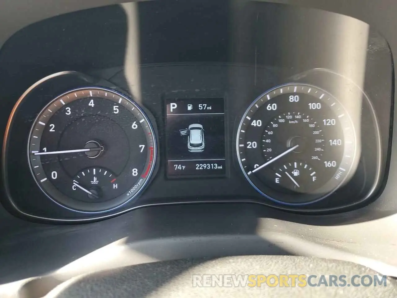 9 Photograph of a damaged car KM8K12AA8KU226688 HYUNDAI KONA 2019