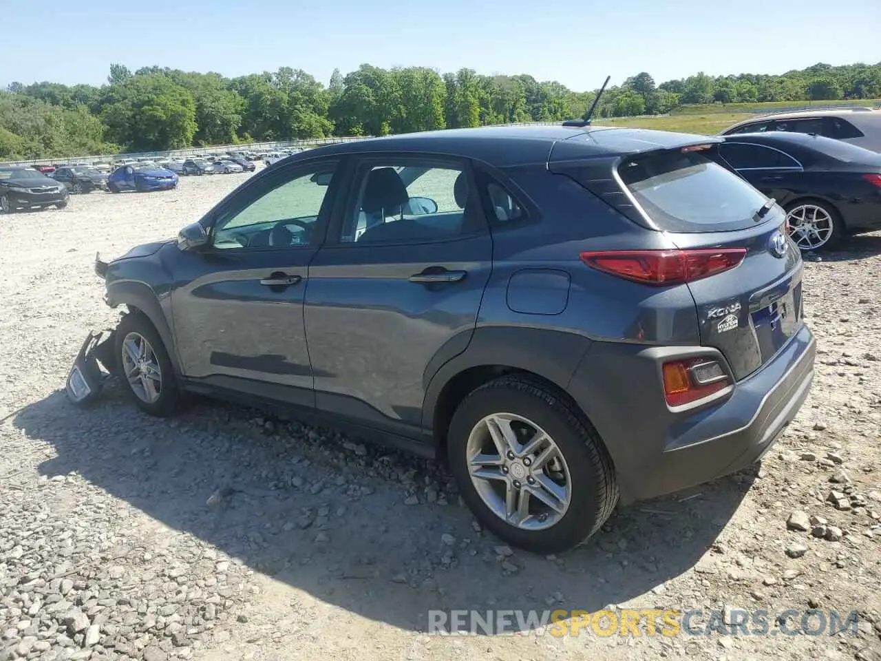 2 Photograph of a damaged car KM8K12AA8KU280539 HYUNDAI KONA 2019