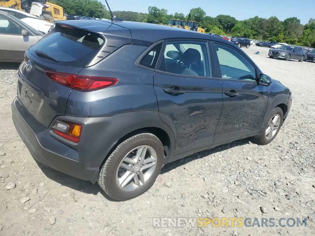3 Photograph of a damaged car KM8K12AA8KU280539 HYUNDAI KONA 2019