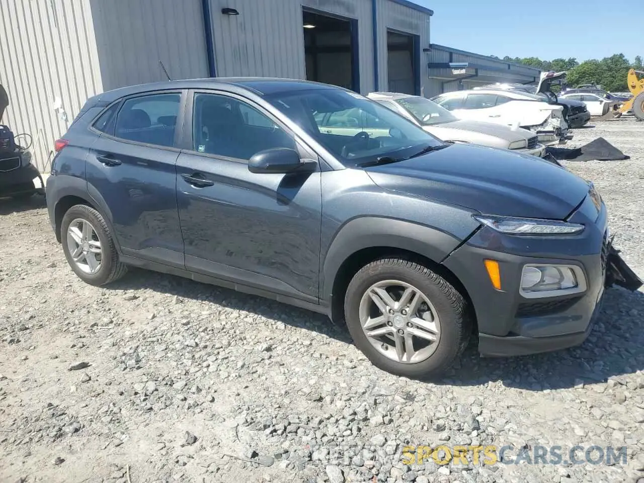4 Photograph of a damaged car KM8K12AA8KU280539 HYUNDAI KONA 2019
