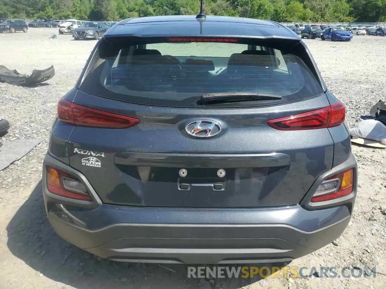 6 Photograph of a damaged car KM8K12AA8KU280539 HYUNDAI KONA 2019