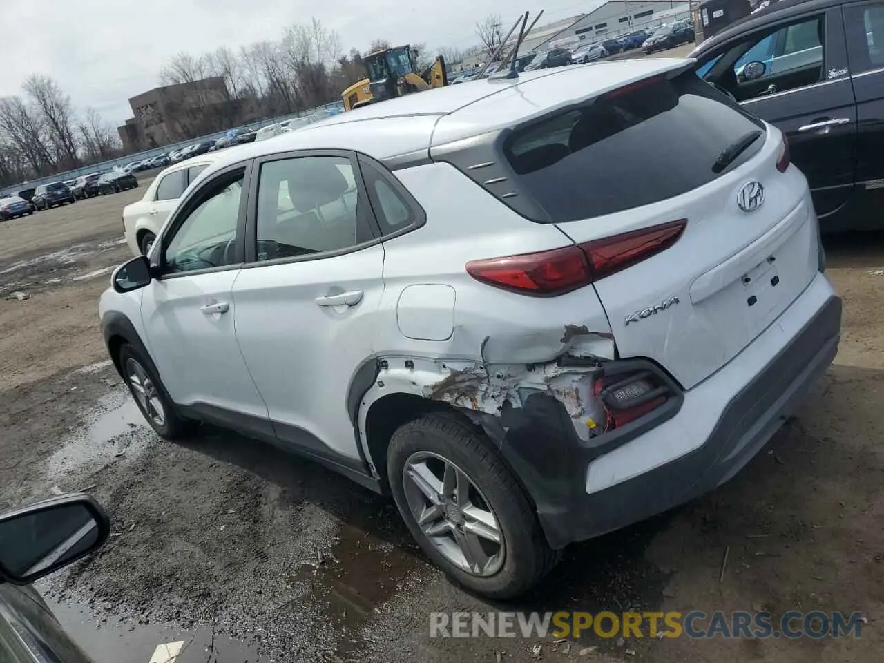2 Photograph of a damaged car KM8K12AA8KU318299 HYUNDAI KONA 2019