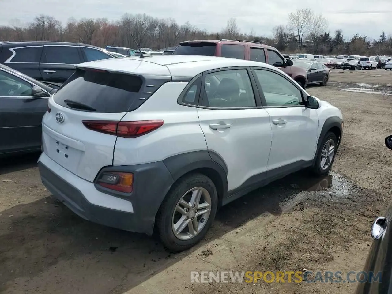 3 Photograph of a damaged car KM8K12AA8KU318299 HYUNDAI KONA 2019