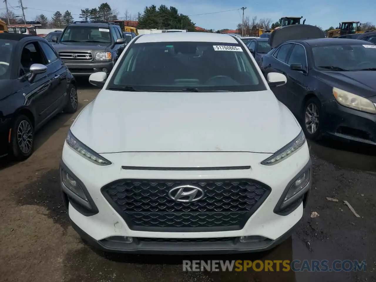 5 Photograph of a damaged car KM8K12AA8KU318299 HYUNDAI KONA 2019