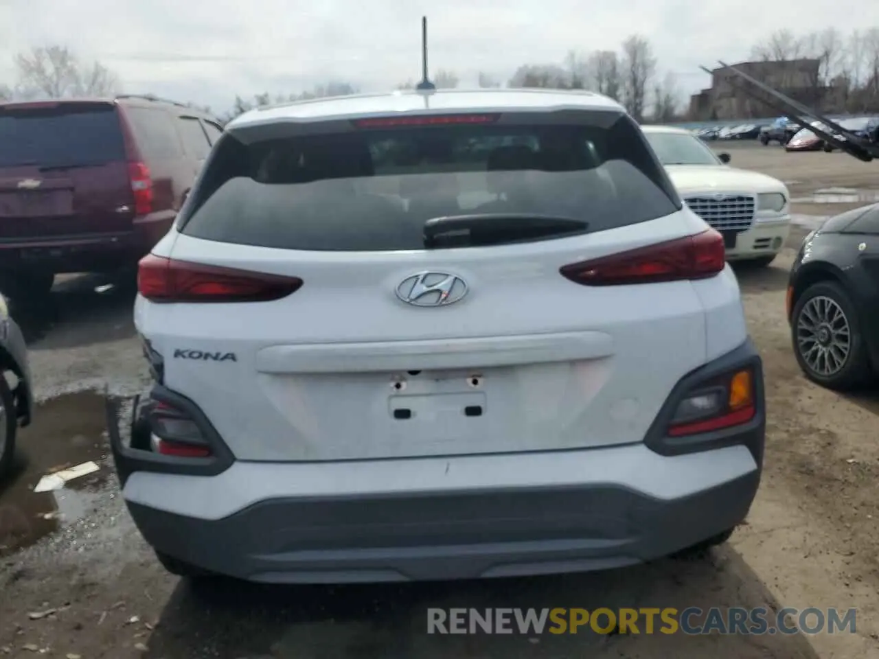 6 Photograph of a damaged car KM8K12AA8KU318299 HYUNDAI KONA 2019