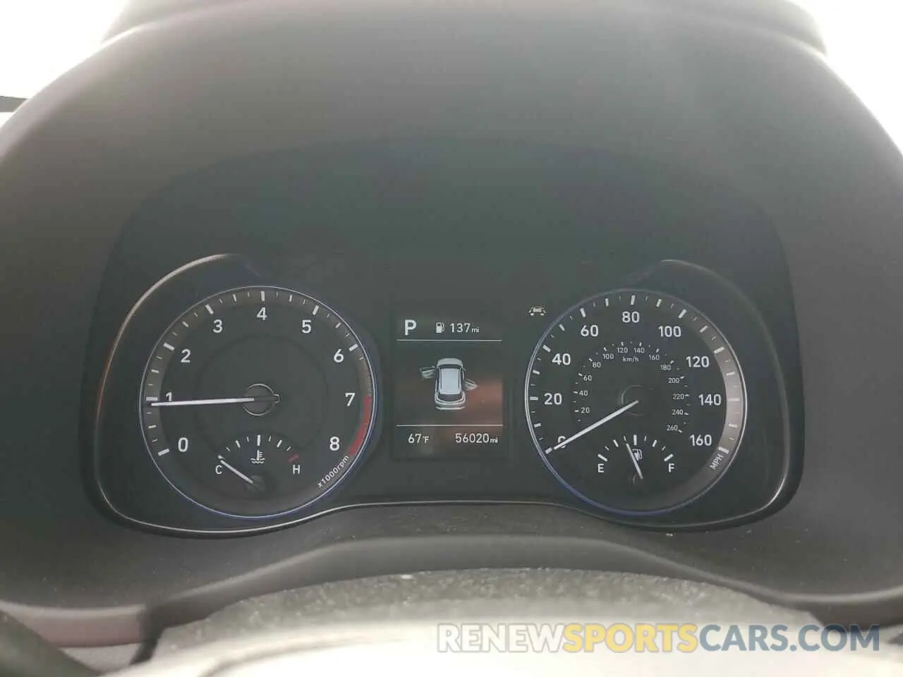 9 Photograph of a damaged car KM8K12AA8KU318299 HYUNDAI KONA 2019
